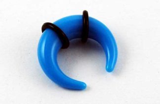 XX-Body Piercing Stretcher Claw Lt Blue Neon 3mm 2pcs