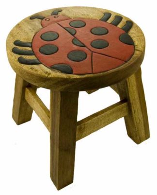 Stool Wooden Ladybird