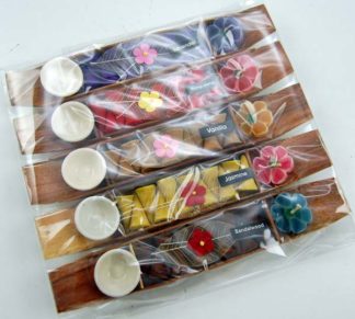 Incense Cone Set With Candle 5pcs