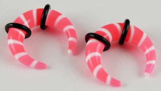 Body Piercing Claw Pink 6mm 2pcs
