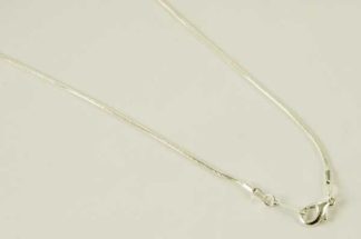 Chain Silver Plated Snake 18″ 10pcs