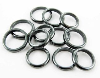 Ring Hematite 12pcs