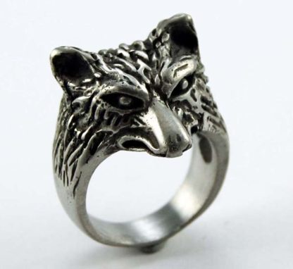 Ring Pewter Wolf