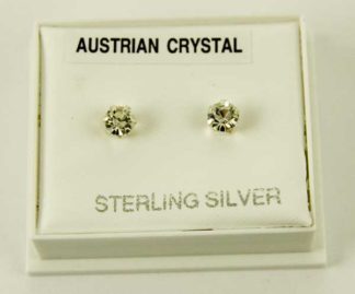 Earring Silver Stud 4mm