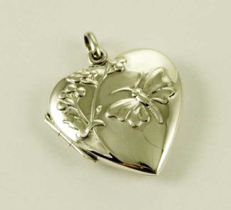 Pendant Silver Locket Heart