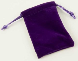 Pouch Velvet Purple L9XW6cm 6pcs