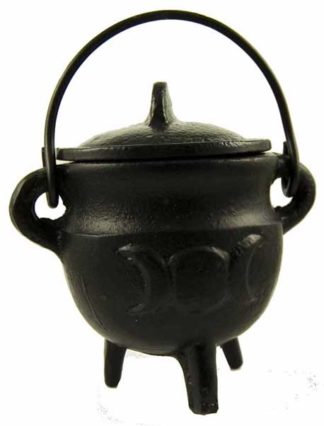 Cauldron Black Pagan Moon 11cm