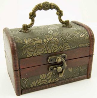 Box Wooden Chest 12X8X8cm