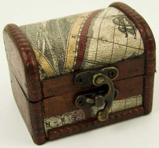 Box Wooden Chest 8X6X6cm