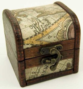 Box Wooden Chest 8X8X8cm