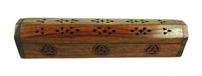 Incense Box Wood Triquetra