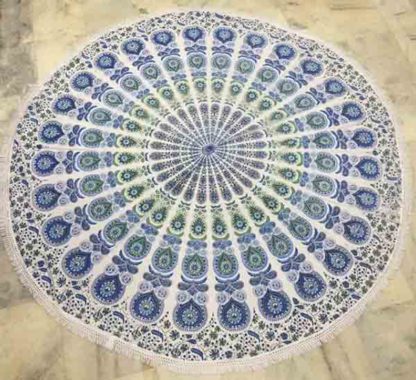 Mandala Tapestry Blue