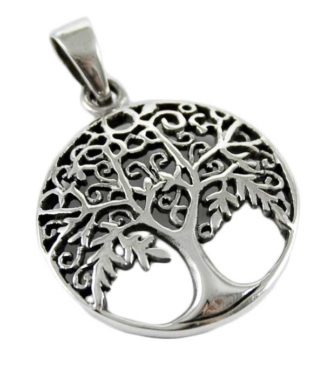 Silver Pendant Tree Of Life