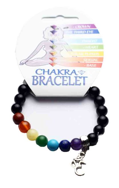 Bracelet Chakra With Om Charm