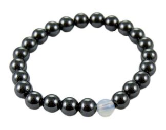 Bracelet Magnetic Hematite Opalite 8mm