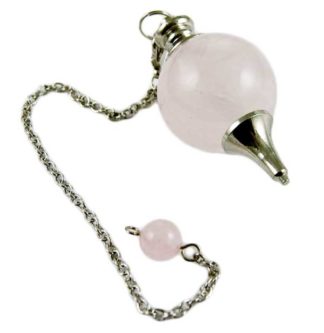 Pendulum With 20mm Ball Rose Quartz