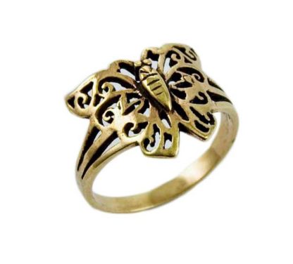 Ring Bronze Butterfly