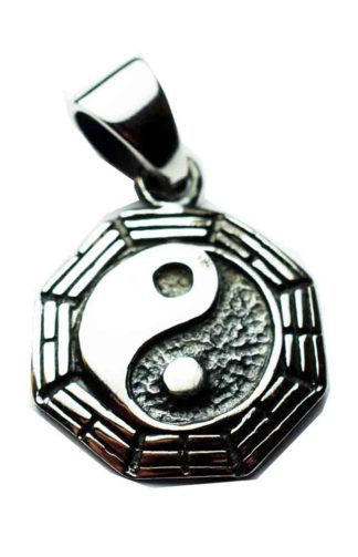 Silver Pendant Ying Yang