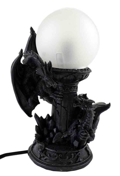 Dragon Light Black Resin W17cm