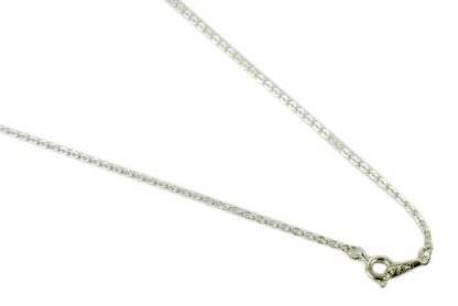 Chain Silver Plated Trace 18" 2pcs
