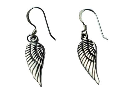 Silver Earring Angel Wing