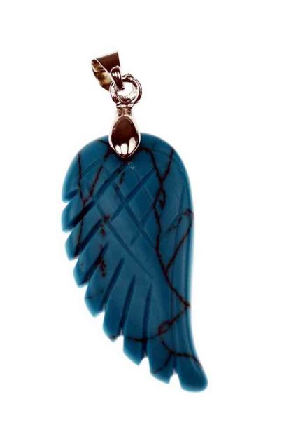 Pendant Wing Turquoise 35mm