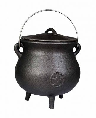 Cauldron With Pentagram H21cm