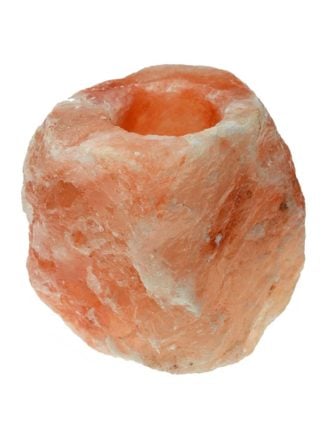 T-Light Holder Natural Rock Salt 1-1.5kg