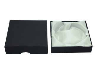 Box Bracelet 9X9X2.5cm. Black Cardboard. 18pcs