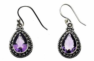 Silver Earring Amethyst