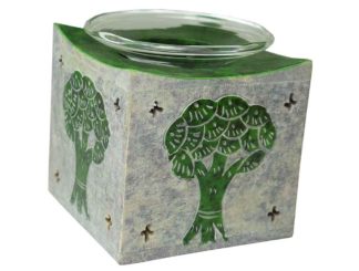 Soapstone Oilburner Tree of Life