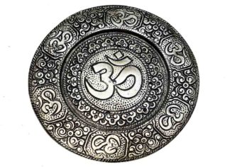 Incense Holder Plate Om