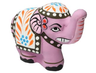 Incense Holder Elephant Purple