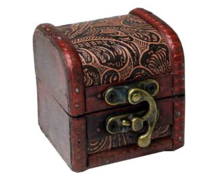 Box Wooden Chest 6X6X6cm