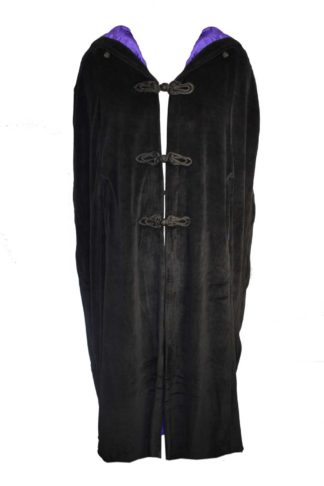 Dark Star Jacket Cape Black And Purple