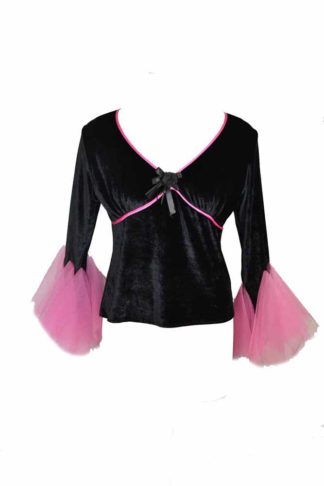 Dark Star Blouse Black And Pink