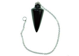 Pendulum Black Obsidian Cone
