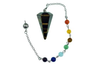 Pendulum Tiger Eye Faceted