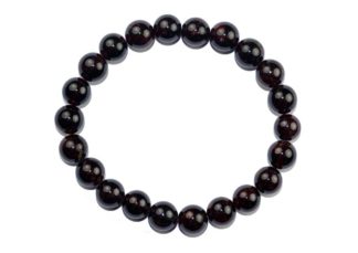 Bracelet Beaded Garnet 8mm
