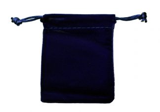 Pouch Velvet Blue L9XW6cm 6pcs