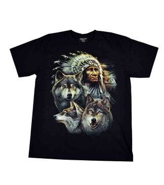 T-Shirt Indian Wolves (Various Sizes)