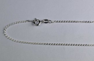 Silver Chain Long Curb (Various Sizes)