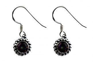 Silver Earring Round Mystic