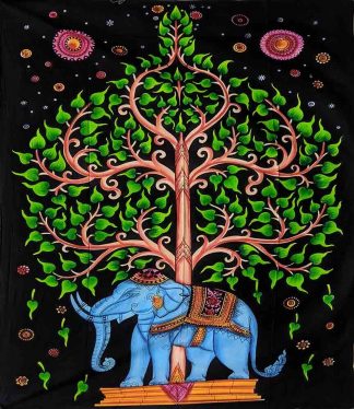 Bedspread Double Elephant Tree