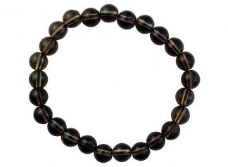 Bracelet Smoky Quartz 8mm Bead