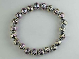 Bracelet MultiPlated Lava Bead
