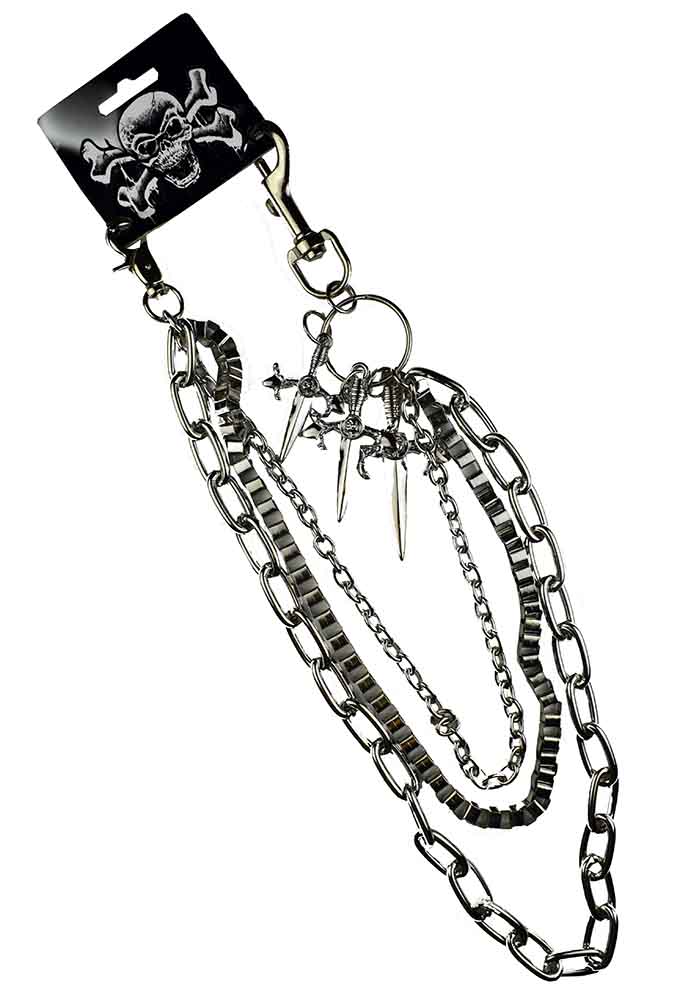Keychain 3 Types of Chain & Swords – Cleopatra Trading Limited