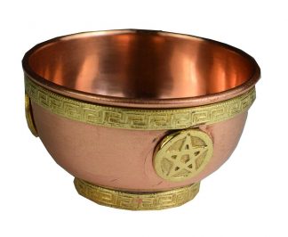 Bowl Copper Pentacle  8cm