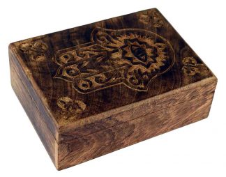 Box Wooden Fatima Hand 7×5 Inch