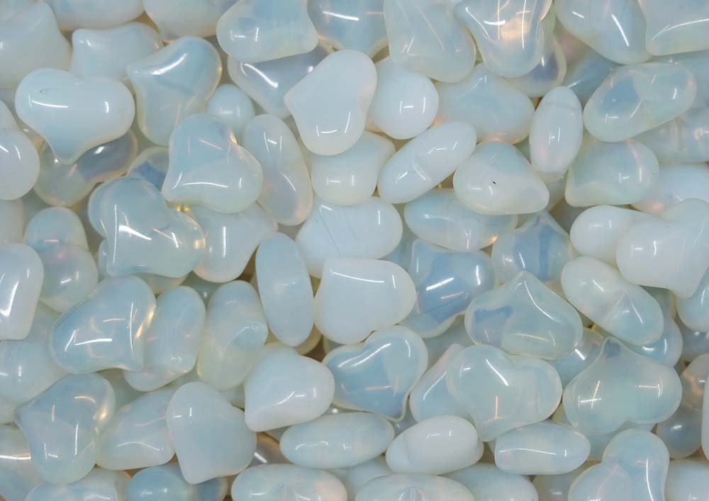 Stone Heart Opalite 2.5X2cm